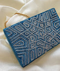 CELESTIAL BLUE STARRY CLUTCH