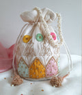 APPLIQUÈ PASTEL POTLI BAG
